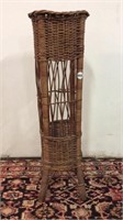 VINTAGE WICKER UMBRELLA STAND