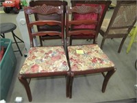 2) Pineapple Back Dining Room Chairs