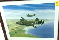 PRINT OF MILITARY PLANE