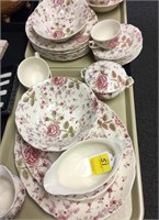 SET ROSE CHINTZ BY JOHNSON BROS