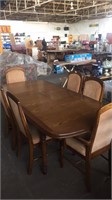 Extension Dining Table and 6 Seats
