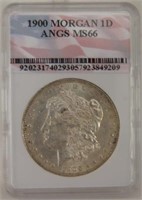 MORGAN SILVER DOLLAR 1900 MS66