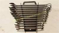 Proto SAE Combination Wrench Set -3/8 to 1-1/16