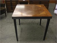 Vintage Wooden Fold-Up Card Table