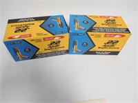 (2) boxes of Eley Prine .22LR Aguila Super Extra