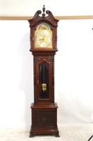 19th c. J. E. Caldwell  Mahogany tall clock