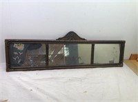 Antique Ornately Framed Etched Mirror