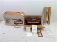 Jim Beam's "Dining Car" Decanter In Box