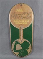 1939 Coca Cola Thermometer Advertising Sign
