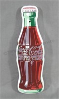 1930's Coca Cola Coke Bottle Porcelain Sign