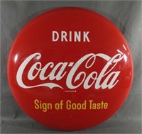 1950's Coca Cola 24" Button Display Sign