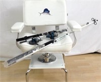 Deep Sea Fishing Chair & 2- Rods