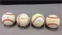Selection of signed baseballs-One is signed by