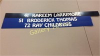 Dallas Cowboys 2000-2001 Kareem Larrimore#41,