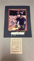 NY Giants Y.A Tittle signed photo with COA from