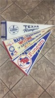 Vintage Dec. 1980 and a NAPBL and Texas Rangers