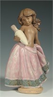 LLADRO 'LITTLE PEASANT GIRL' FIGURE WITH BOX