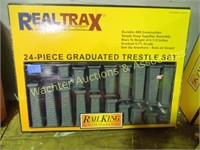 Real Trax 24 pc Trestle Set (Rail King)