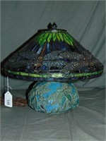 Dale Tiffany Dragonfly Stained Glass Table Lamp