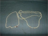 Cultured Salt Water Pearl Necklaces.