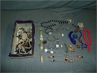 Costume Jewelry and Silver.