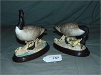 Boehm Porcelain. Pair of Canada Geese