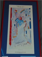 1981 Peter Max Signed Corcoran Gallery Poster