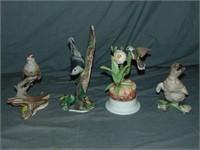 Boehm Porcelain, Grouping of 4 Birds