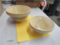 2 Pottery Kitchen Bowls 1 Has Original Price