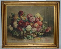 Mathilde See (- 1935), Watercolor of Flowers