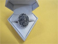 Sterling Silver Sapphire Ring