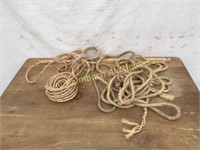 Pair of Worn Rope Pieces