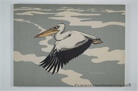 Vintage Pelican Wall Art
