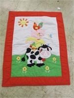 BABY QUILT WITH ANIMALS