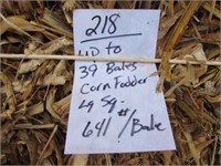 Corn Fodder-Lg. Squares