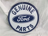 METAL ROUND FORD SIGN 12"