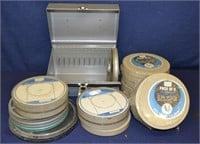 Approx. 20 8mm Reels and Case