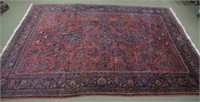 Large Sarouk carpet.