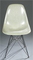 Eames fiberglass shell chair for Herman Miller.