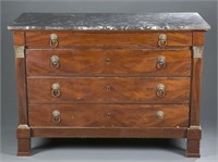 Neo-classical style chest of drawers.