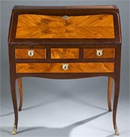 Louis XV style slant front desk, 19th / 20th c.