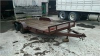 16Ft Tandem Axel utility trailer