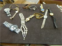 Waltham, Anne Klein, Nelsonic Diamond Watch Lot