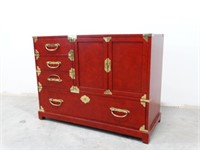Century Brand Red Chinese Style Chest