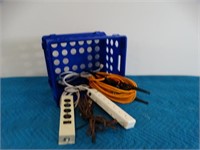 Surge Protector Strips, Expension Cords & Tote