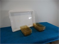 Food Prep Pans - 3 Different Sizes - Total 10