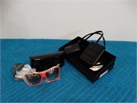 New in Pkg Sunglasses w/Case & Phone Carrier