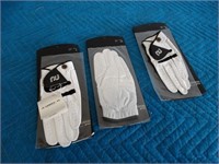 New in Package Leather Golf Gloves - 3
