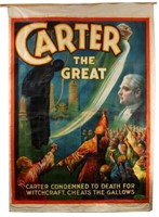 "Carter the Great" 8-Sheet canvas sideshow poster