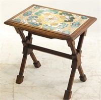 California 8-Tile top table